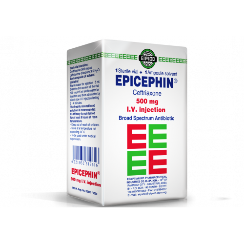 EPICEPHIN 500MG (I.V) 1/VIAL