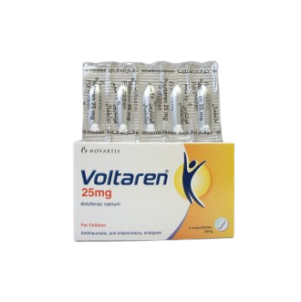 VOLTAREN 25MG 5SUPP