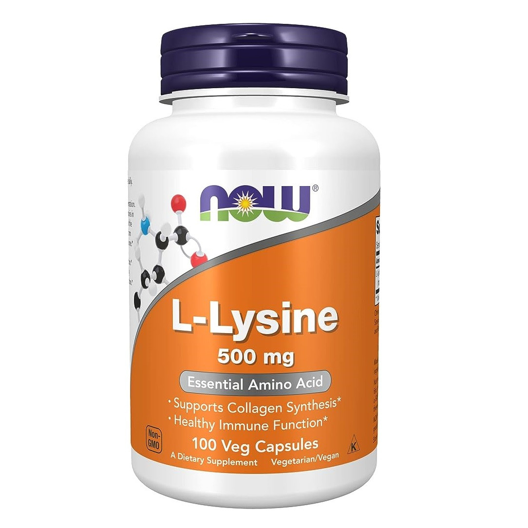 L-LYSINE 500MG 100CAP (NOW)