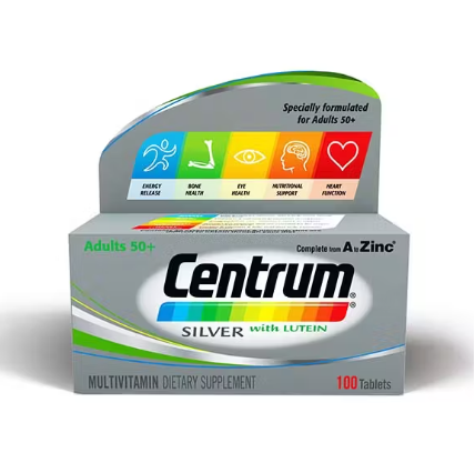 CENTRUM SILVER WITH LUTEIN ADULT 50+ (100)TAB