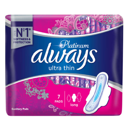 ALWAYS PLATINUM ULTRA THIN LONG 7 PCS