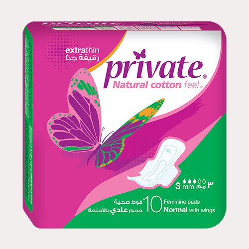 PRIVATE | EXTRA THIN NORMAL | 10 PADS
