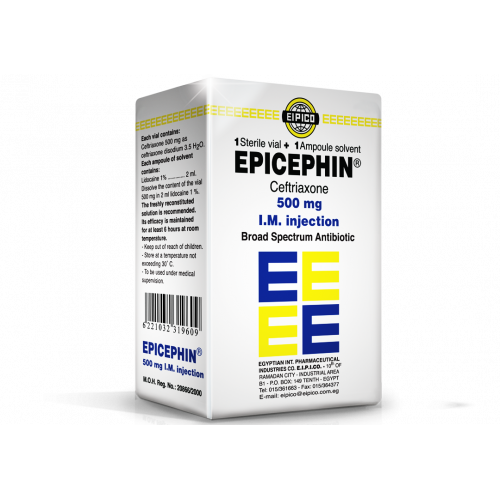 EPICEPHIN 500MG (I.M) 1VIAL
