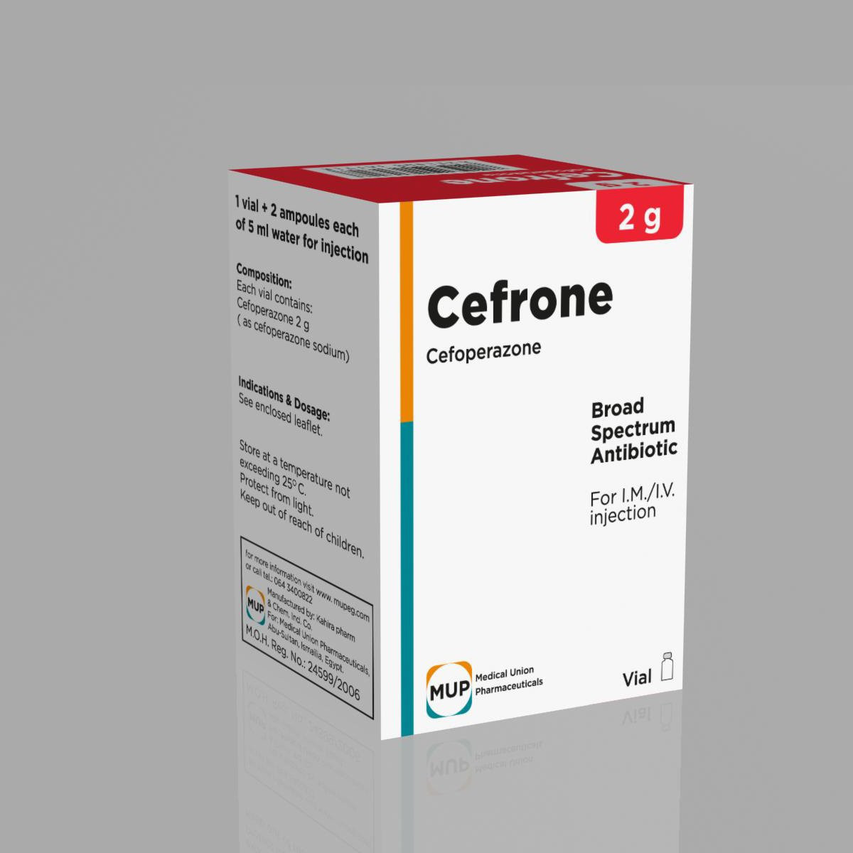 CEFRONE 2GM VIAL