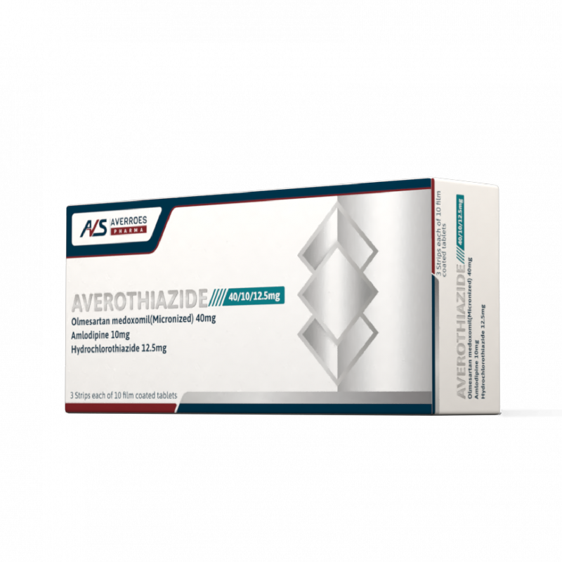 AVEROTHIAZIDE 10/12.5/40 30TAB