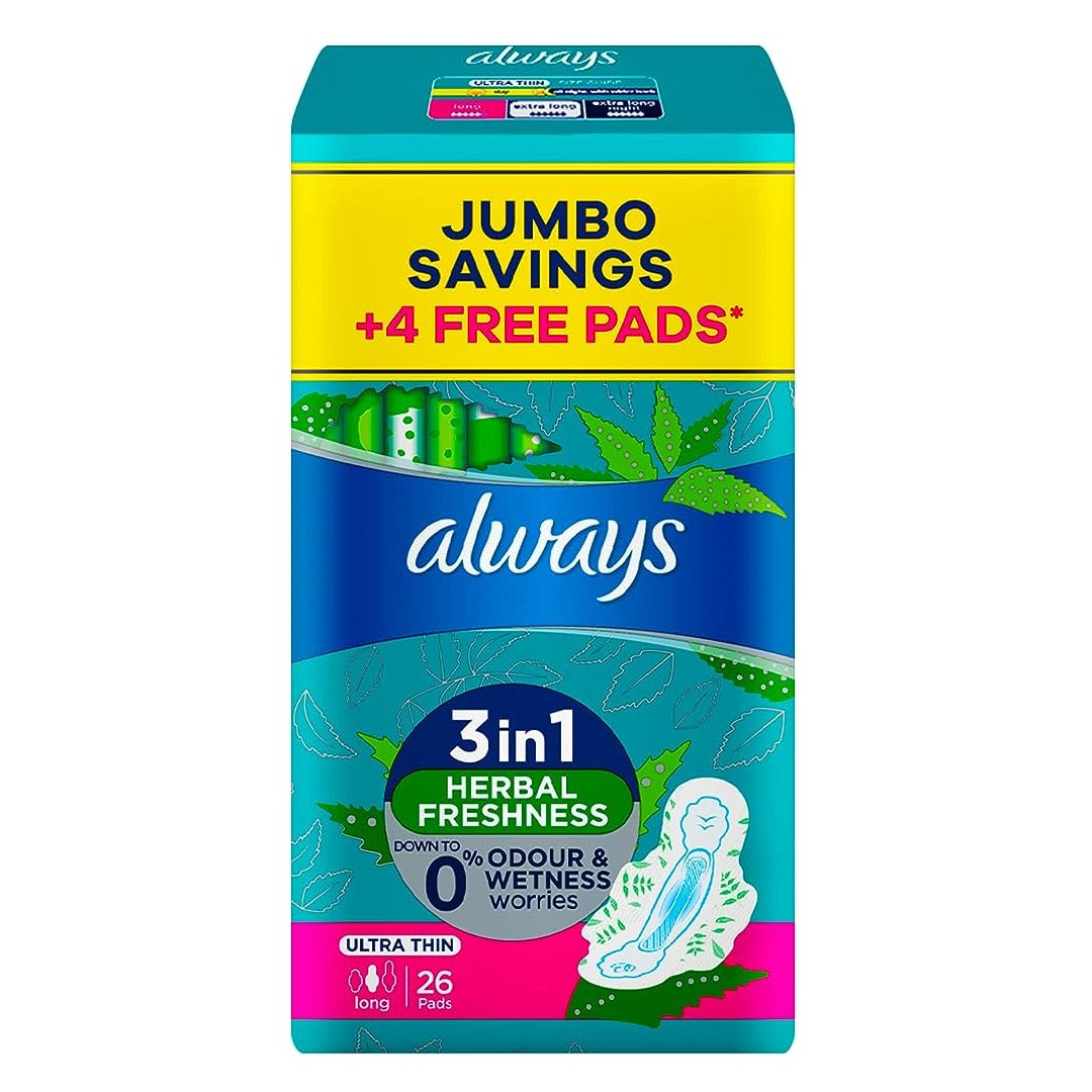 ALWAYS ULTRA THIN LONG 26 PADS