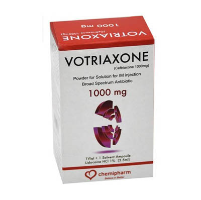 VOTRIAXONE 1000MG IM VAIL