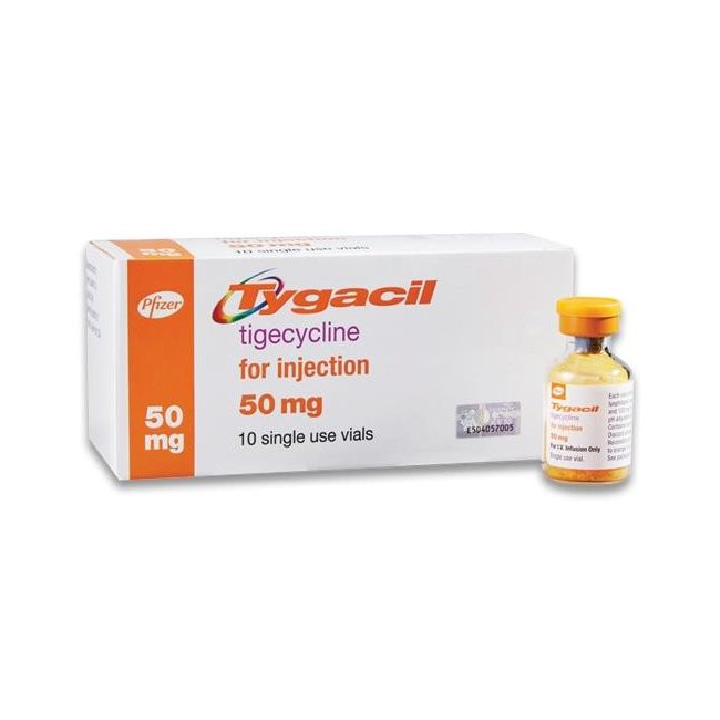 TYGACIL 50MG 1/VIAL IV
