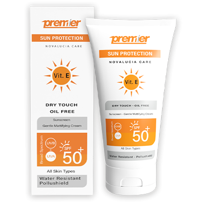 PREMIER SUN PROTECTION NOVALUCIA CARE CREAM DRY TOUCH SPF50+