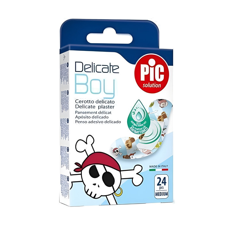 PIC DELICATE BOY PLASTER 24PCS (MEDIUM)