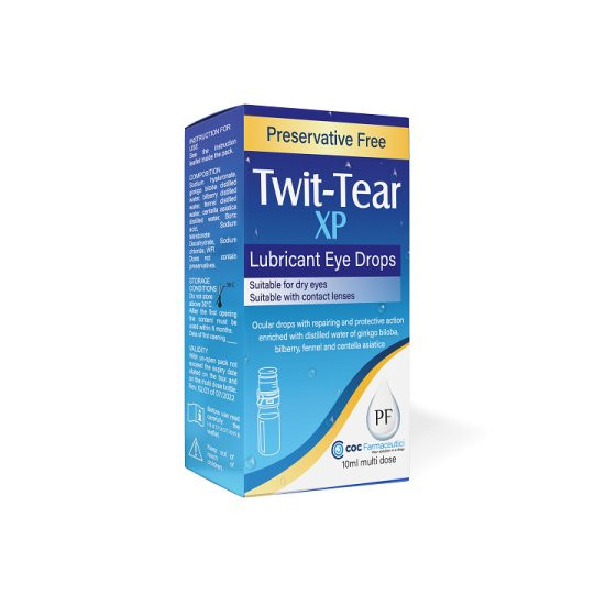 TWIT-TEAR XP LUBRICANT EYE DROPS 10ML