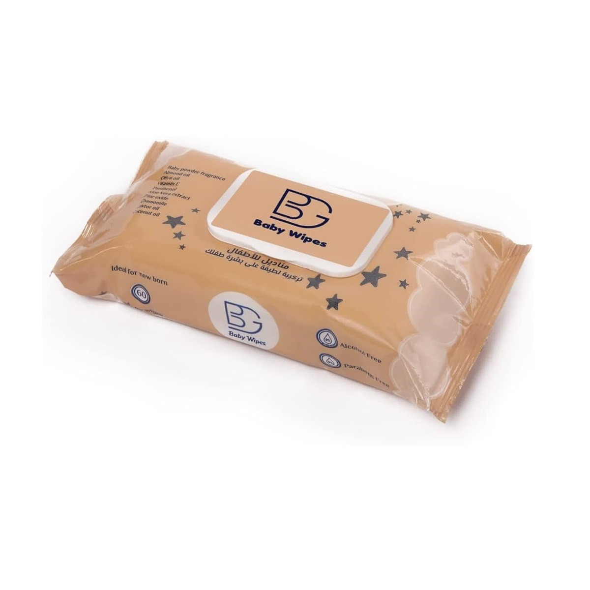 BG BABY WIPES 60 WIPES