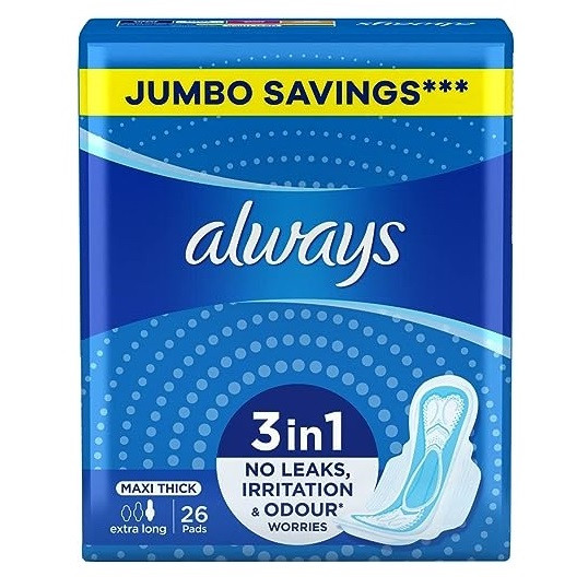 ALWAYS MAXI THICK EXTRA LONG 26 PCS