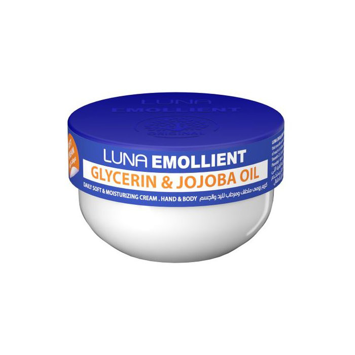 LUNA EMOLLIENT GLYCERIN&JOJOBA OIL SOFT CREAM 160GM