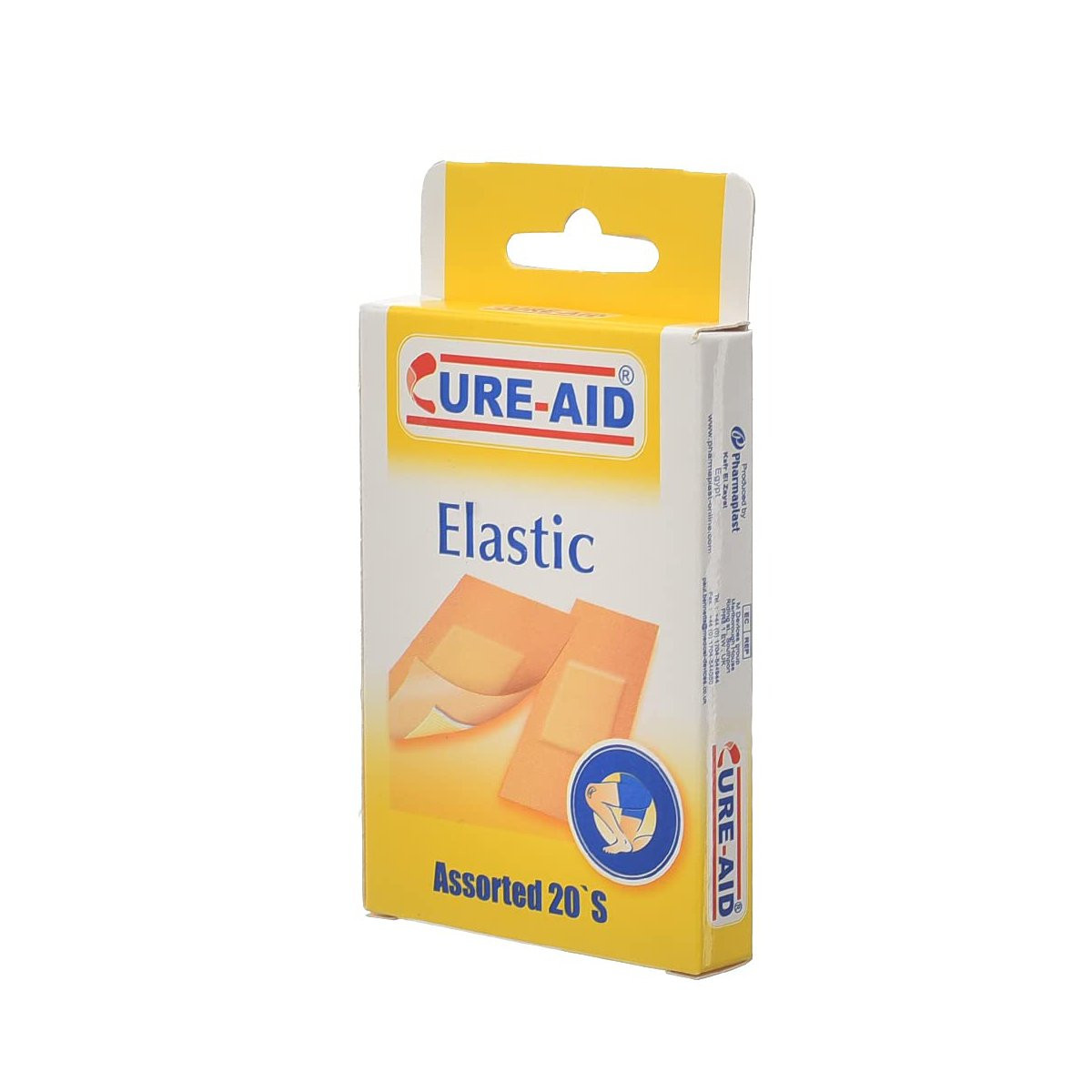 CURE AID ELASTIC ASSORTED 20PCS