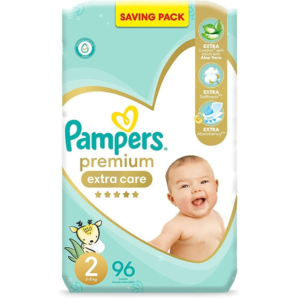 PAMPERS PREMIUM (2) 70PCS