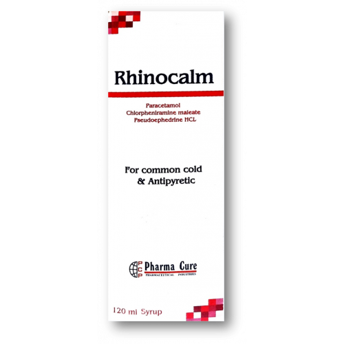 RHINOCALM  FOR COMMON COLD& ANTIPYRETIC 120ML