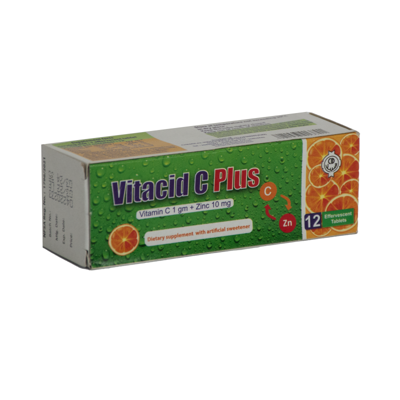 VITACID C PLUS 12 EFF TAB