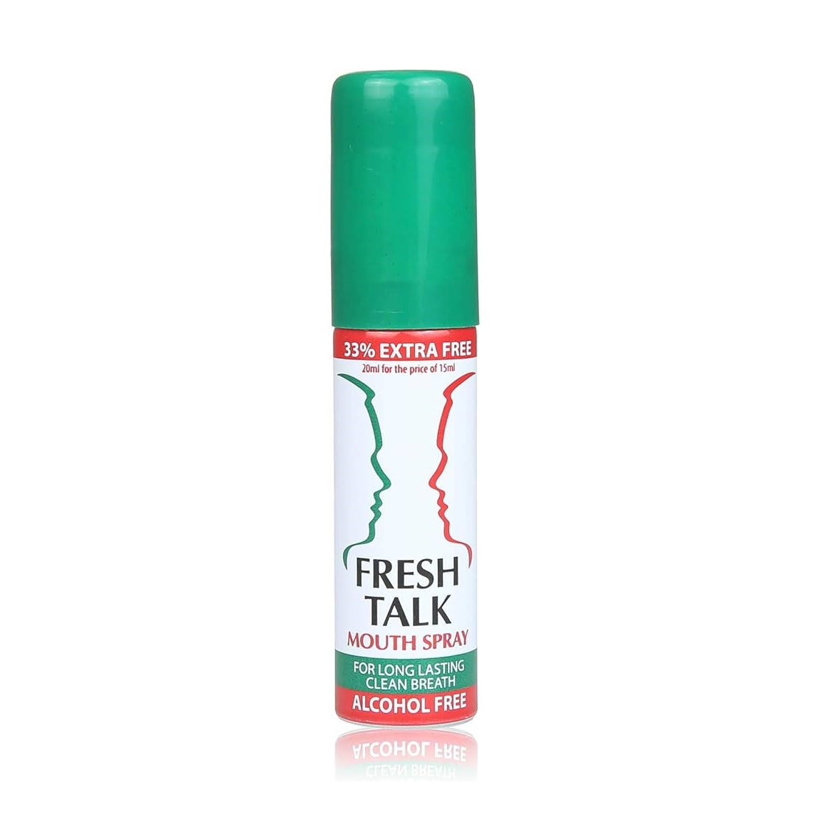 FRESH TALK MOUTH SPRAY ALCOHOL FREE 20MLاخضر