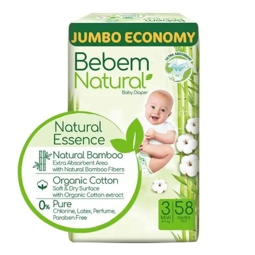 BEBEM NATURAL (3) 58PCS